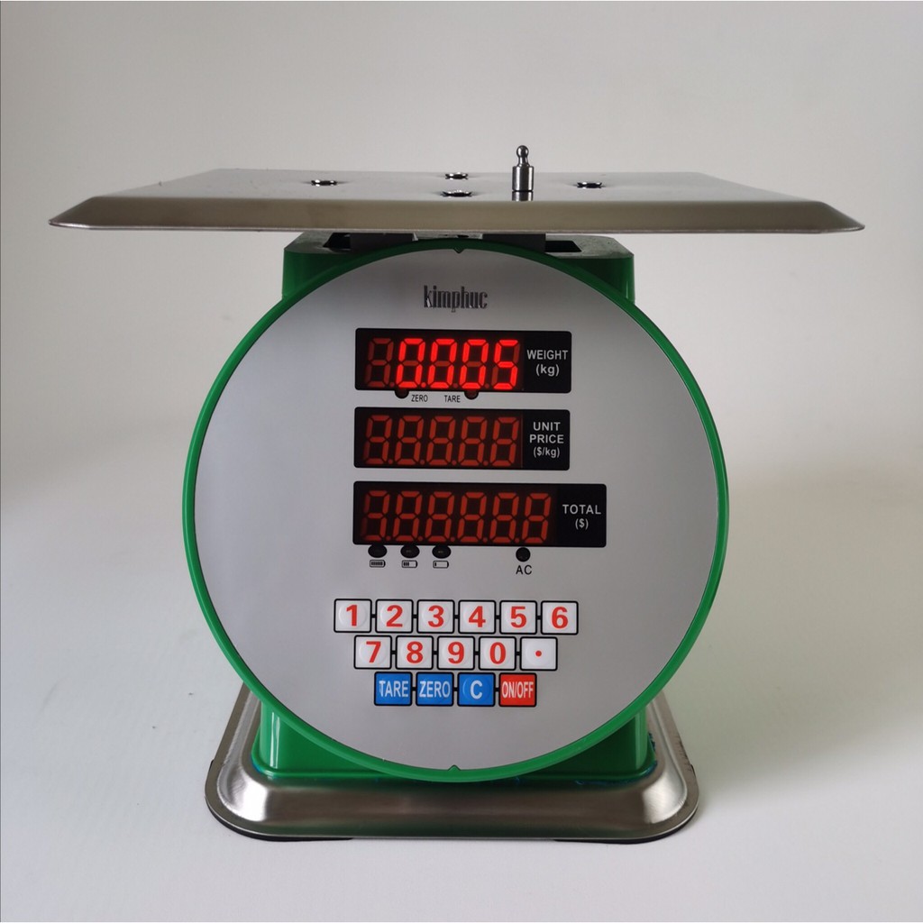Cân Điện Tử Tính Tiền Chống Nước ACS 30kg 40kg & 60kg  Độ Chính Xác Cao