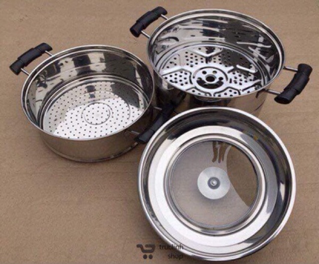 Nồi xửng hấp 3 tầng