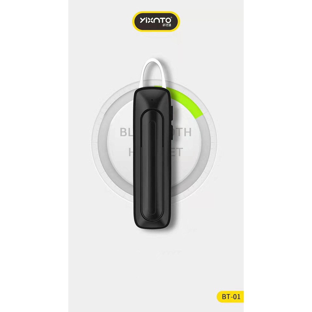 Tai nghe bluetooth headset BT-01 YIXNTO - Hàng chính hãng