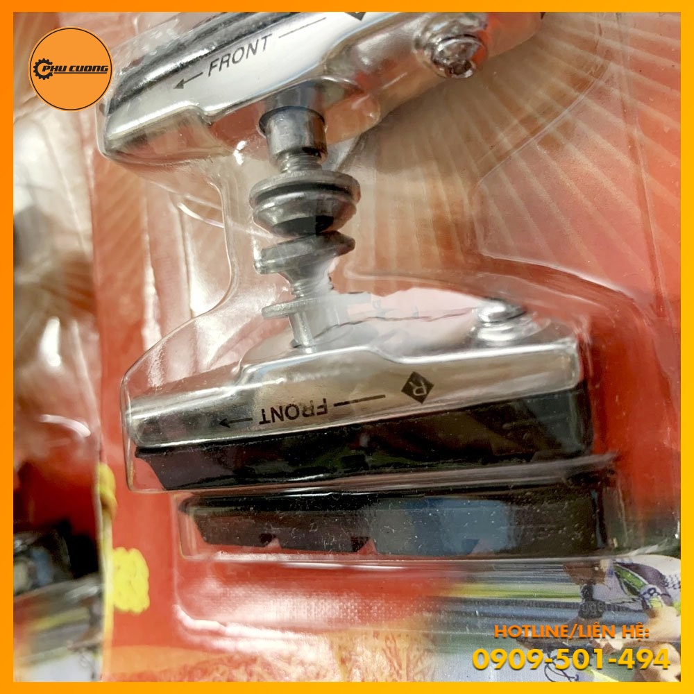 Má Phanh MTB-V Soldier Cao Cấp Cho Xe Đạp Leo Núi, Xe Đạp Road - Thiết Kế Gọn &amp; Bền Chắc [ Tặng Kèm Gôm Dự Phòng ]