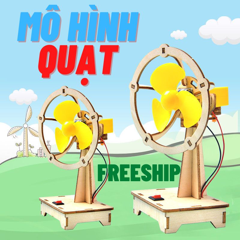 Mô Hình Quạt Đứng Có Đảo Chiều Đồ Chơi Sáng Tạo Cho Trẻ VTLSHOP