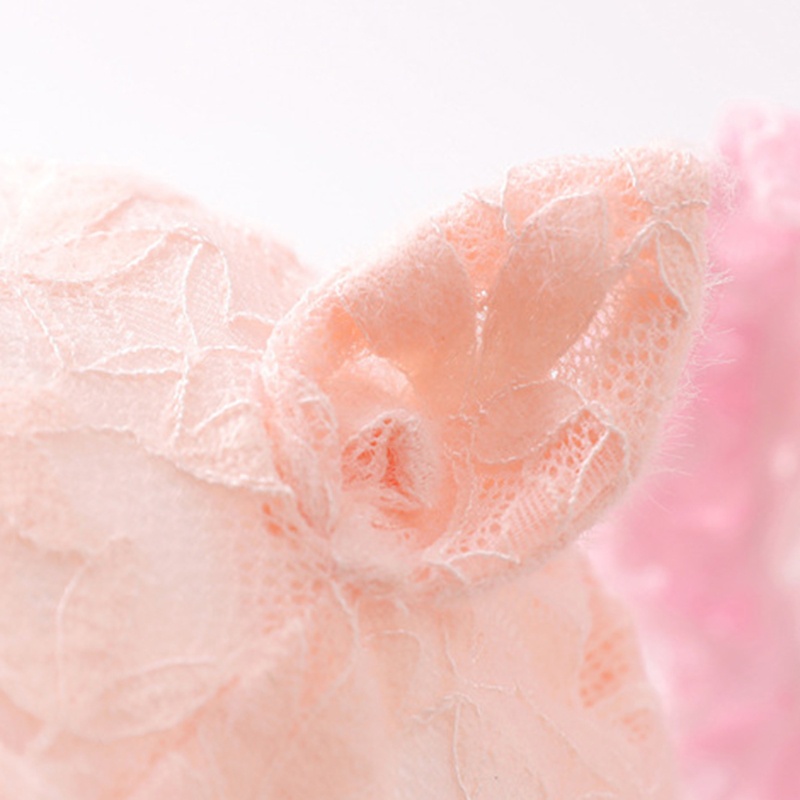 Mũ Trùm Đầu Vải Cotton Phối Ren Dễ Thương Thoáng Khí Dành Cho Bé Gái