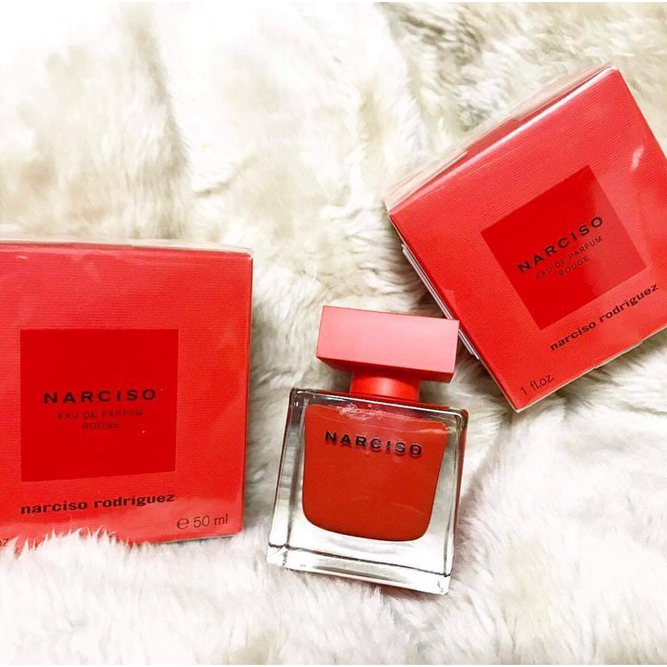 Nước hoa Nữ Narciso Rouge EDP  Bomcon Cosmectic Nar đỏ Fullbox chính hãng Gợi Cảm