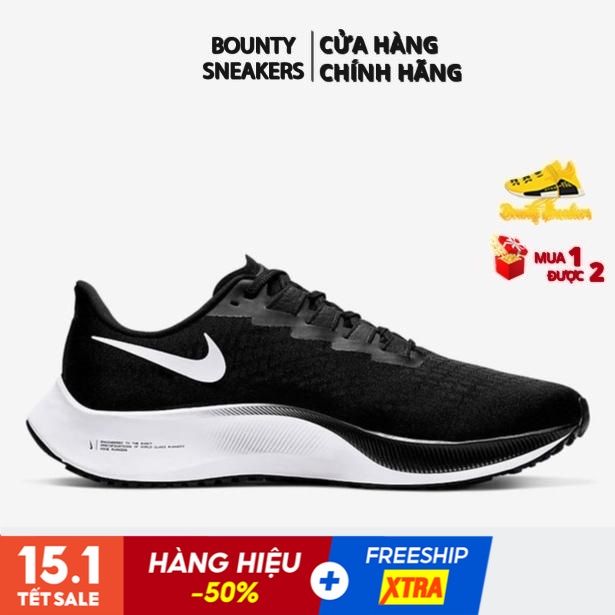 Giày Nike Air Zoom Pegasus 37 &quot;Core Black&quot; sneakers thể thao nam BQ9646-002 - Hàng Chính Hãng - Bounty Sneakers