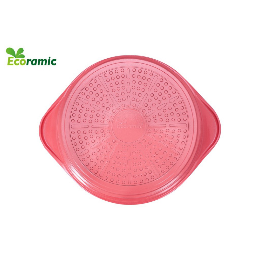 Bộ 3 nồi đáy tứ Ecoramic  (Tặng cặp nhấc nồi silicon)