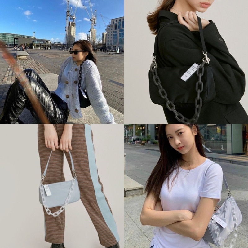 Túi xách nội địa Hàn collab Jennie
