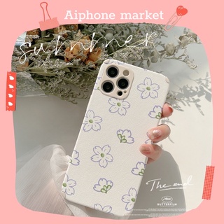 Ốp lưng iphone DA CAO CẤP Hoa Nhí Chống bẩn Chống trơn 7/7plus/8/8plus/x/xr/xs/11/12/pro/max/plus/promax
