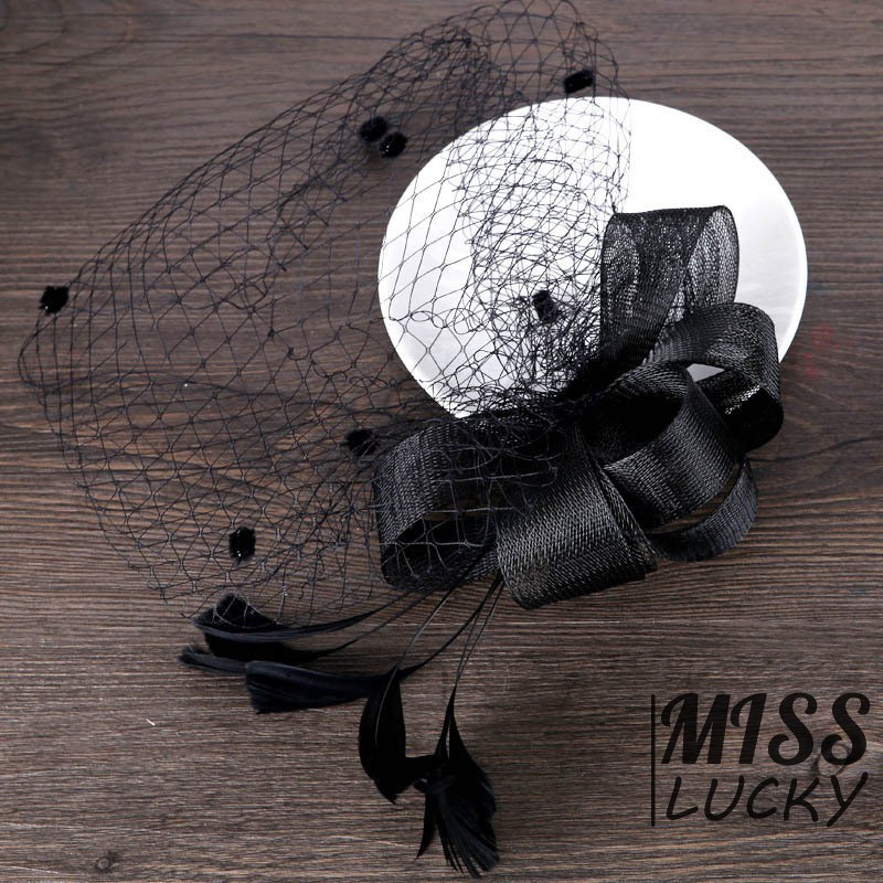 Kẹp tóc dạng lưới thắt nơ quyến rũ cho nữ