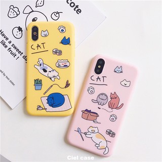 ỐP LƯNG IPHONE - Ốp mèo dẻo