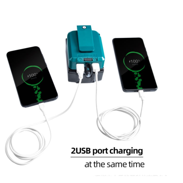 Bộ sạc dự phòng gắn pin makita 14.4-18V có đèn led