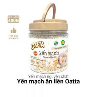 Yến mạch nguyên chất ăn liền OATTA new 400g  (100% nhập khẩu từ úc)