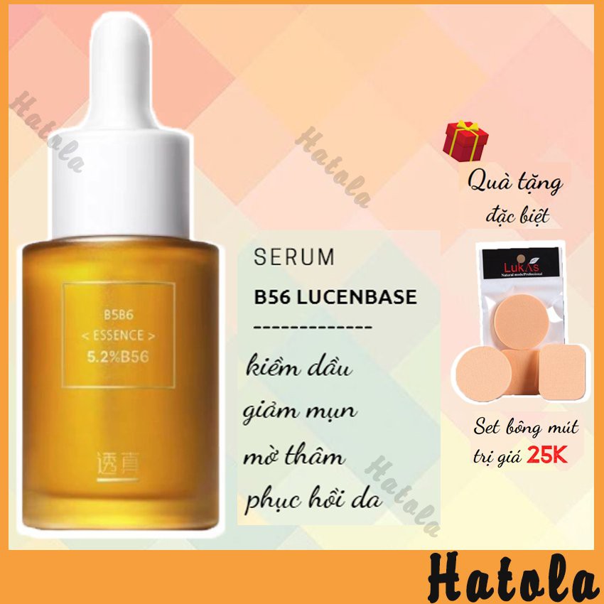 Serum B56 Lucenbase giảm mụn kiềm dầu giảm thâm mụn phục hồi da khỏe tự nhiên