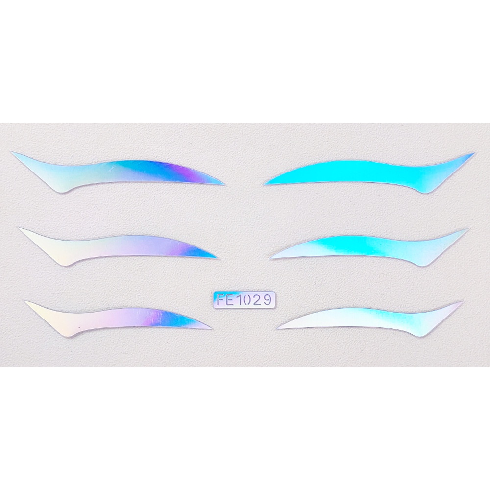 Miếng Dán Tạo Mắt Hai Mí Màu Laser Họa Tiết Bướm / Ngôi Sao Trang Điểm Lễ Hội