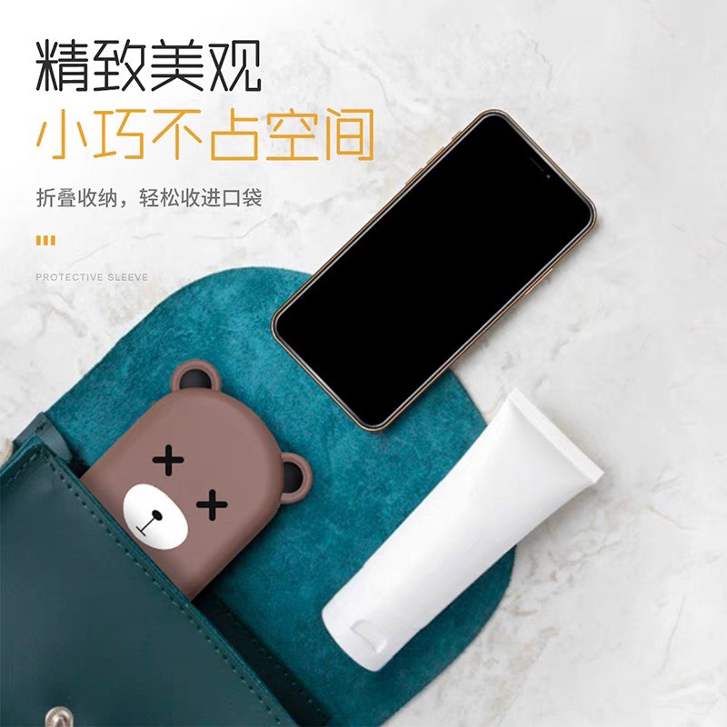 Giá đỡ điện thoại - Ipad hình Gấu gập gọn, thiết kế xinh xắn độc đáo