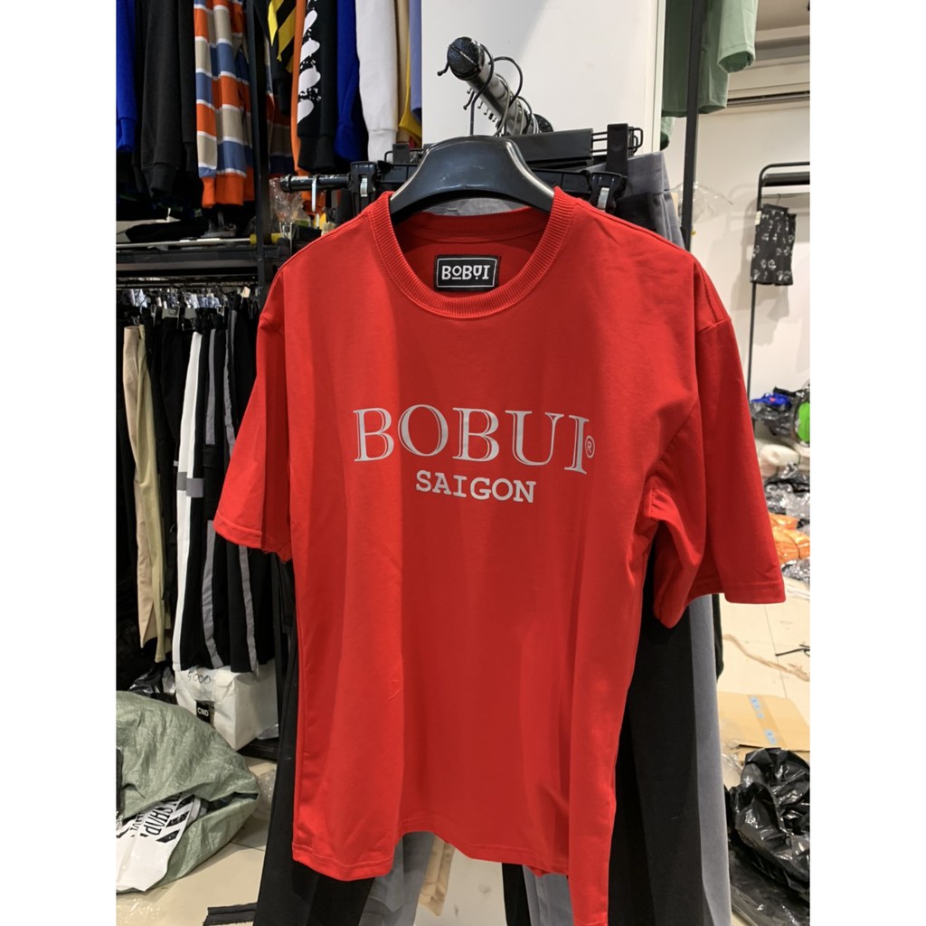 [Mã FASHIONT4MA2 giảm 10K đơn 50K] Áo Thun BOBUI Phản Quang Full Tag LOGO