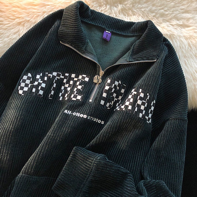 Áo sweater tay dài họa tiết sọc thời trang sành điệu cho nữ