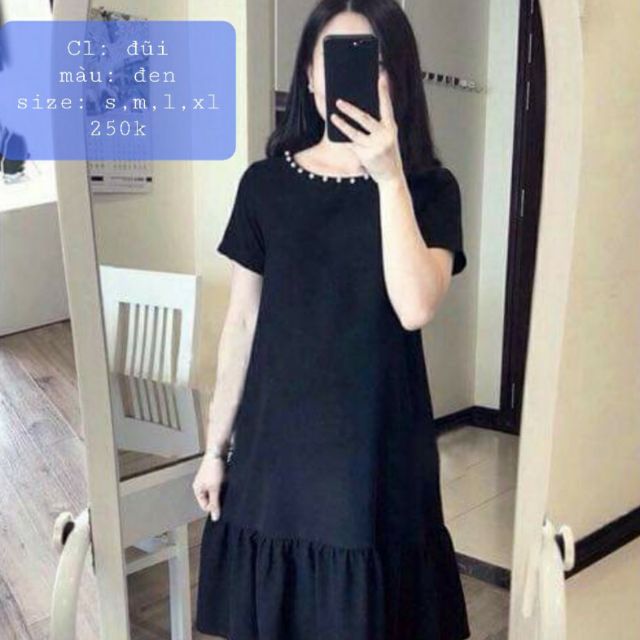 Váy bầu, dáng xuông. Cho bà bầu công sở luôn thoải mái.