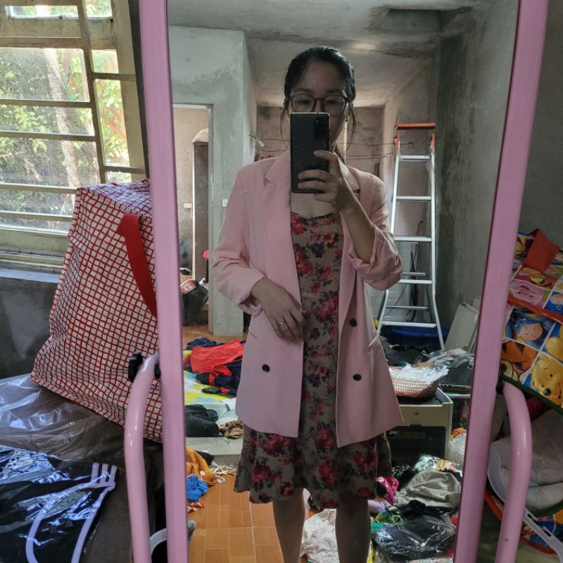 Áo vest blazer bershka nữ xuất xịn