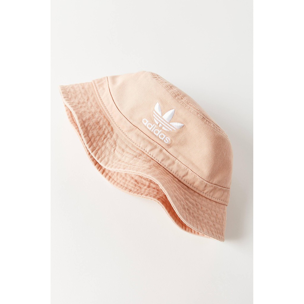 (HÀNG XUẤT XỊN) Mũ Bucket das hồng cam H24 ADICOLOR BUCKET HAT WASHED PINK CL5260 Made in Thailand full tag code