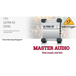 Di boxes - behringer di100 - professional battery/phantom powered di-box