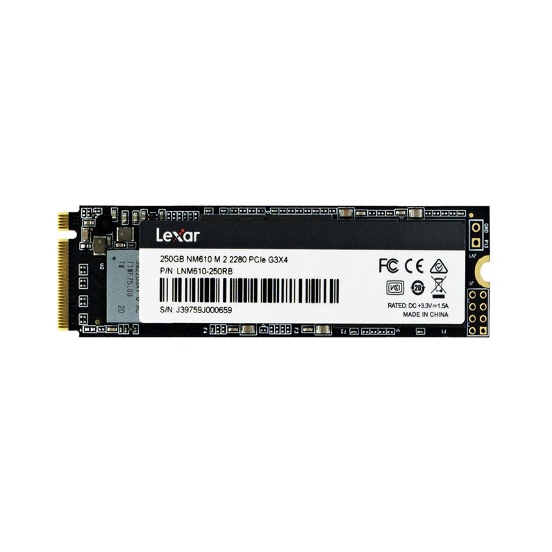 SSD Lexar NM610 M.2 PCIe Gen3 x4 NVMe 250GB LNM610-250RB