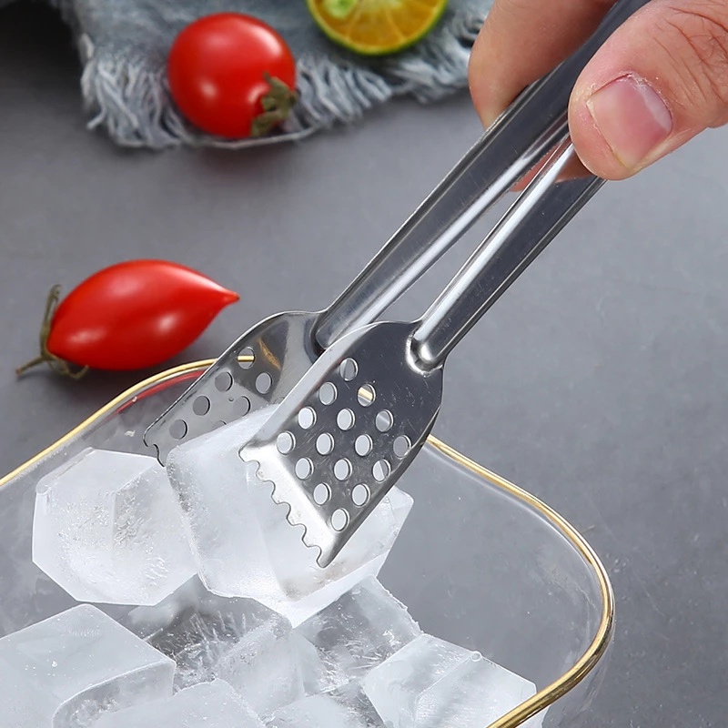 Kẹp gắp thực phẩm bằng thép không gỉ chịu nhiệt chống trượt tiện lợi