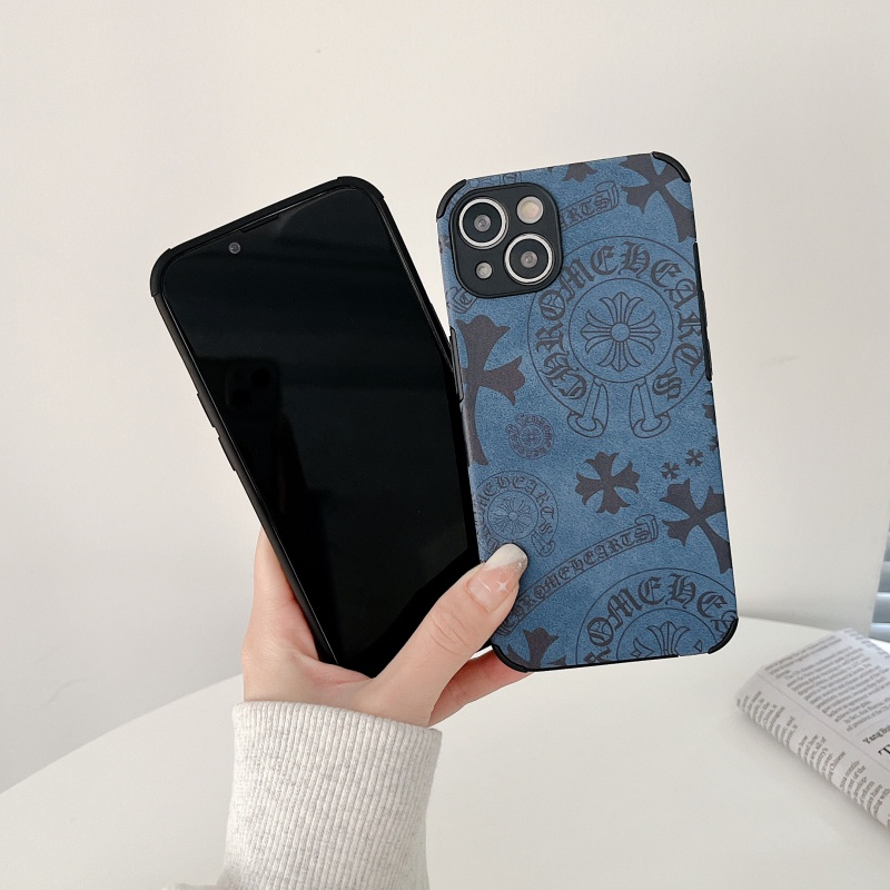 Ốp Điện Thoại Da Lộn Mềm Chống Sốc Cho iPhone 14 13 12 11 Pro Max XS XR X 8 7 Plus