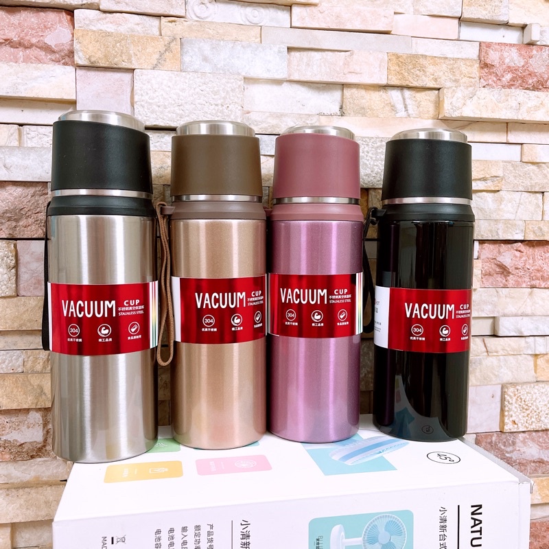 Bình Giữ Nhiệt Cao Cấp Chất Liệu Inox 304, Giữ Nhiệt Cực Tốt Size 600ml/800ml/1000ml