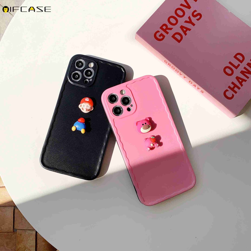 Ốp Lưng Hình Chú Gấu Đáng Yêu Cho Iphone 12 Mini 12 11 Pro Max Xs Max Xr X 7 8 Plus
