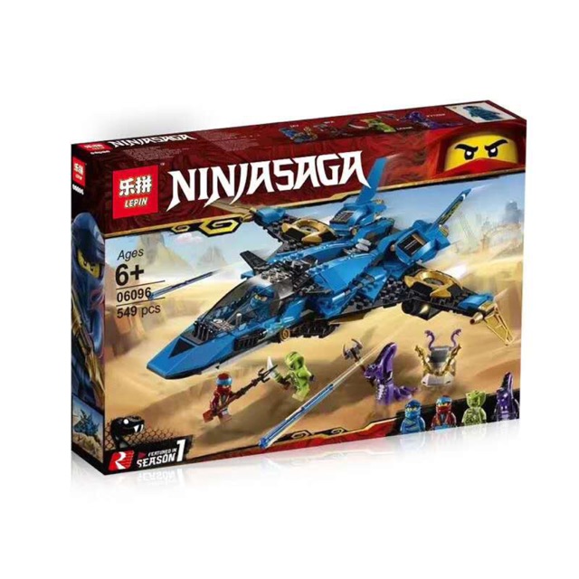 Lepin 06096 44002 Máy bay Ninja Go - Đồ chơi lắp ráp xếp hình thông minh