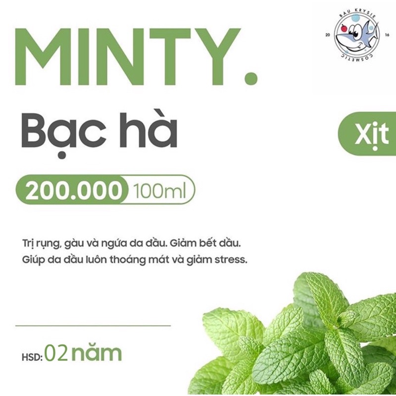 MINTY Hair Mist - Xịt Dưỡng Da Đầu Bạc Hà | BigBuy360 - bigbuy360.vn
