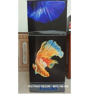 Giấy Decal Dán Tủ Lạnh CÁ CẢNH BETTA