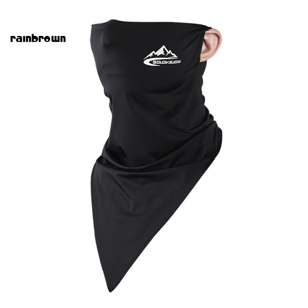 Khăn che mặt có đai đeo lỗ tai chống nắng tiện dụng cho nam và nữ khi chơi thể thao/ hoạt động ngoài trời