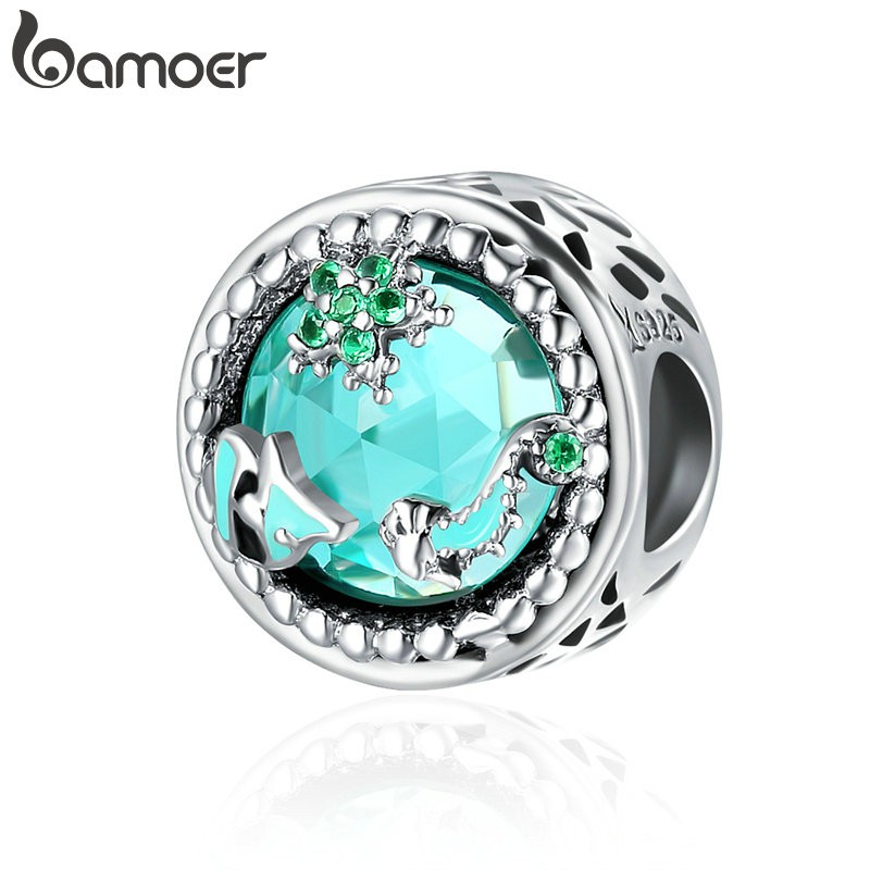 Hạt cườm Bamoer đính đá làm vòng tay DIY sang trọng