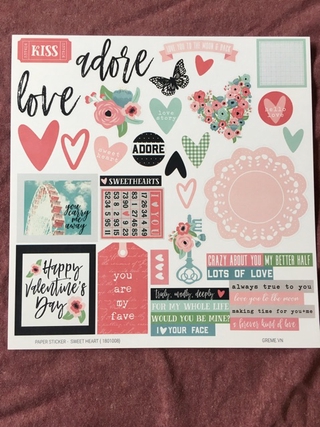 BỘ KIT CẮT DÁN - tình yêu
