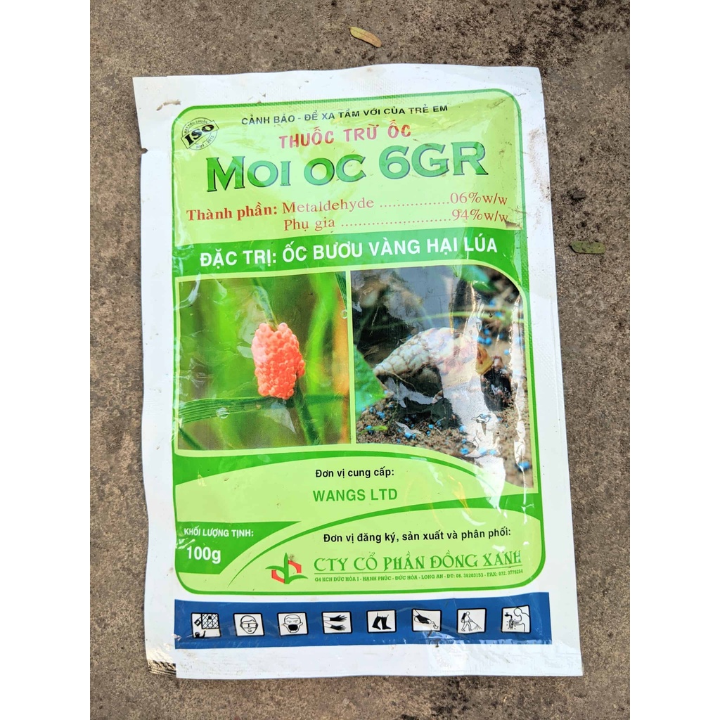 MOI OC 100gr Thuốc Diệt Ốc dạng rải gốc - tan chậm, dễ sử dụng