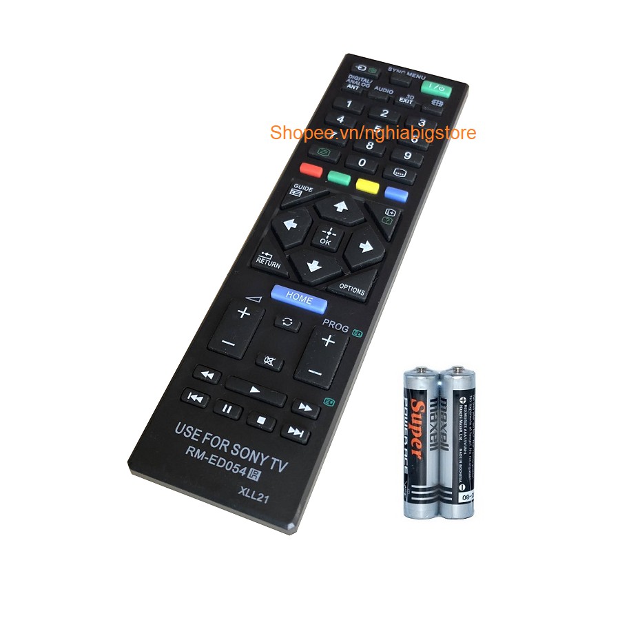 Remote Điều Khiển TV LED, TV 3D, Internet TV SONY RM-ED054 Grade A - NowShip, Grab Tp.HCM