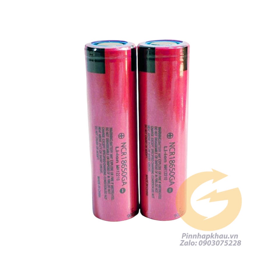 [P21] Pin 18650 Panasonic NCR18650GA 3500mah xã 10A  Hàng OEM cam kết theo thông số pin