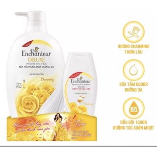 Sữa tắm nuớc hoa enchenter 650ml tặng kèm