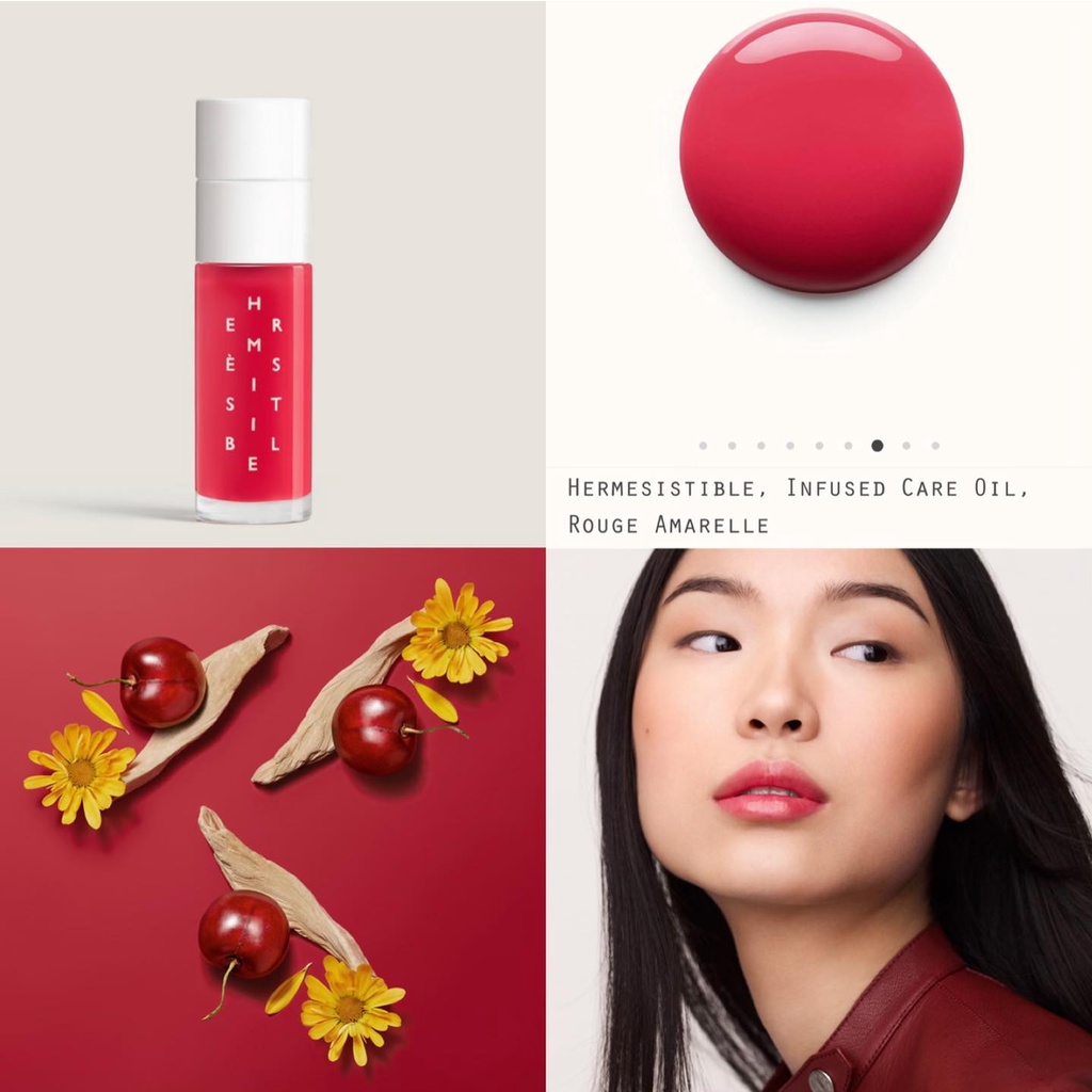 Son dưỡng Hermes Hermesistible Infused Lip Care Oil Colour and Scent - Son dưỡng Hermes lip oil 05 rose kola