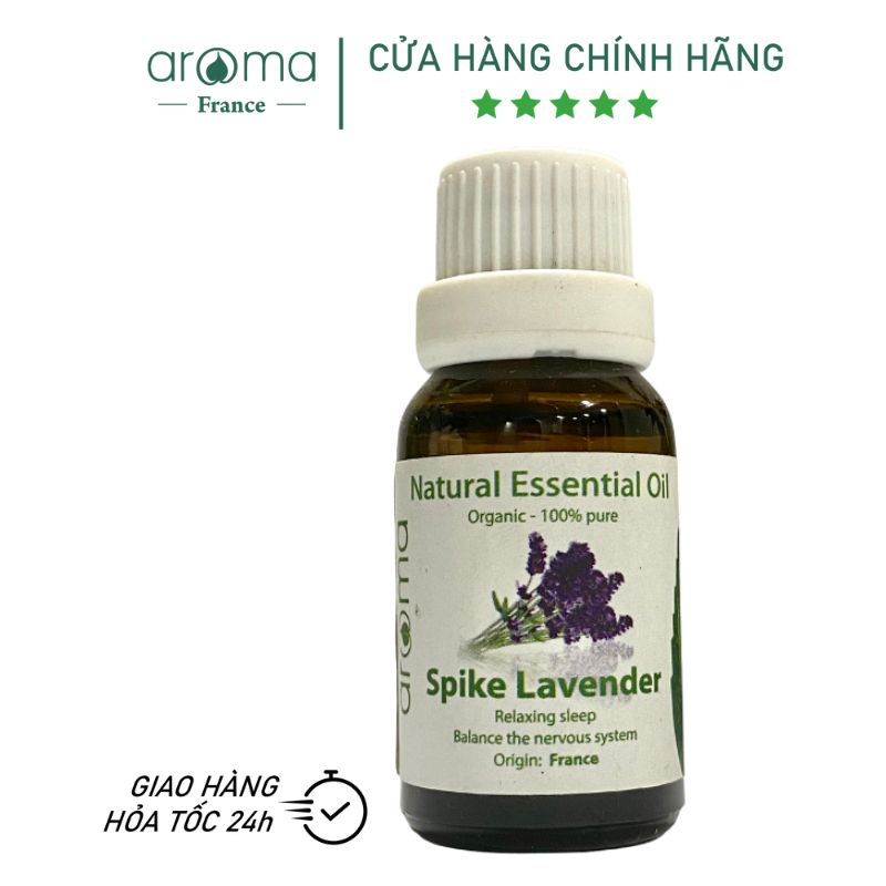 Tinh dầu Oải Hương Pháp Aroma | Spike Lavender Essential Oil 10ml