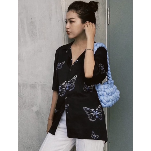 BLOOM SHOULDER BAG - TÚI LEN BÔNG