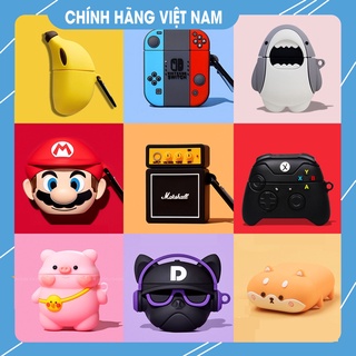 Vỏ ốp case bảo vệ bao đựng tai nghe không dây bluetooth 1/2/Pro/i12/i9/i7/tws chống va đập