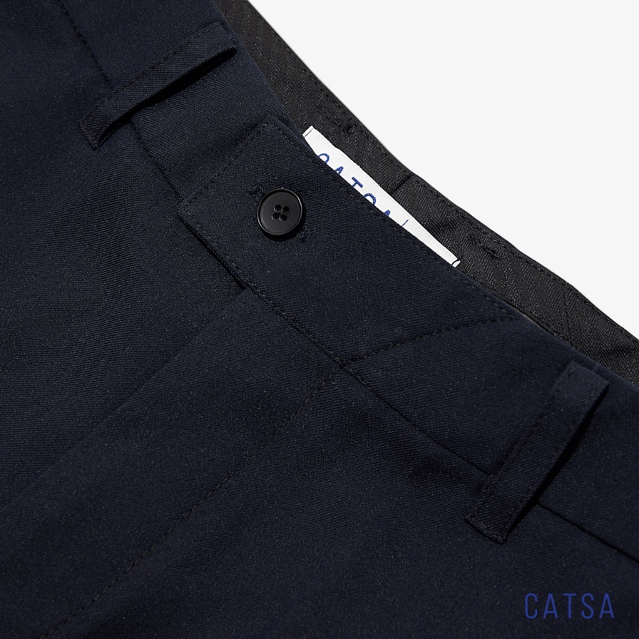 Quần tây nam xanh đen cao cấp, quần âu chất vải mềm mại, mặc thoải mái CATSA QTD069