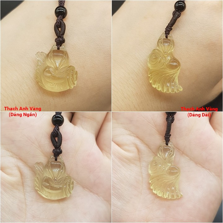 Mặt dây chuyền vòng cổ Hồ ly Phong thủy kích hoạt tình duyên, may mắn, bình an phù hợp Nam Nữ (kèm dây) | BigBuy360 - bigbuy360.vn