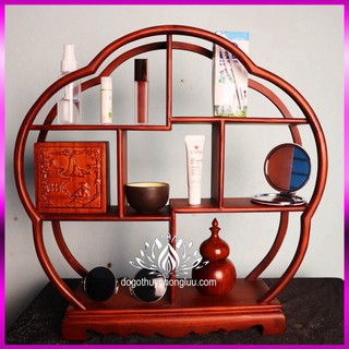 Kệ Hoa Mini gia dụng gỗ gõ cao cấp sang trọng 40x45 sâu 12