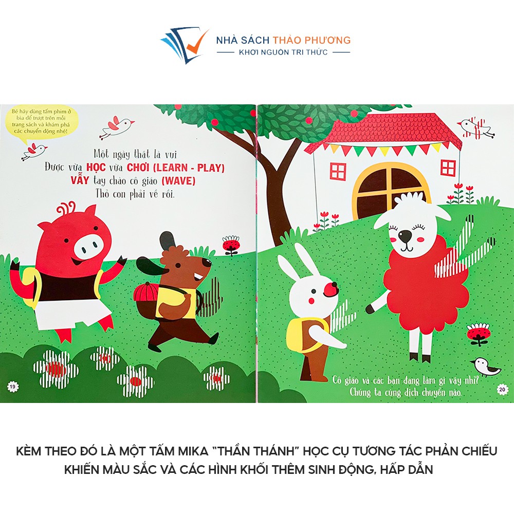 Sách - Moving book Cuốn sách biết nhảy múa tương tác độc đáo nhiều chủ đề cho bé