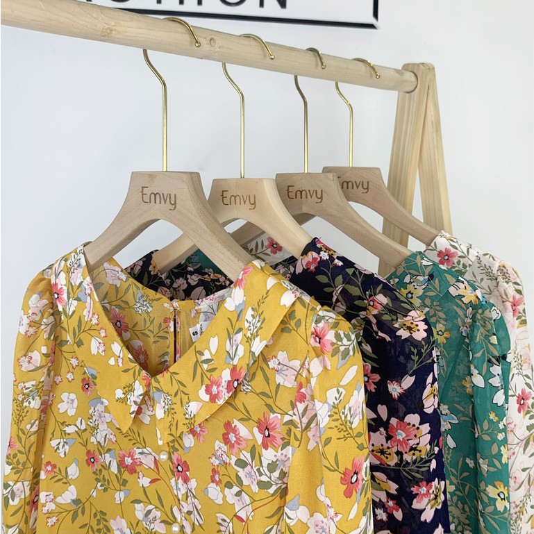 [Mã WASTUP giảm 10% tối đa 30K đơn 99K] Áo sơ mi nữ công sở họa tiết hoa nhí Emvy - H1 | BigBuy360 - bigbuy360.vn
