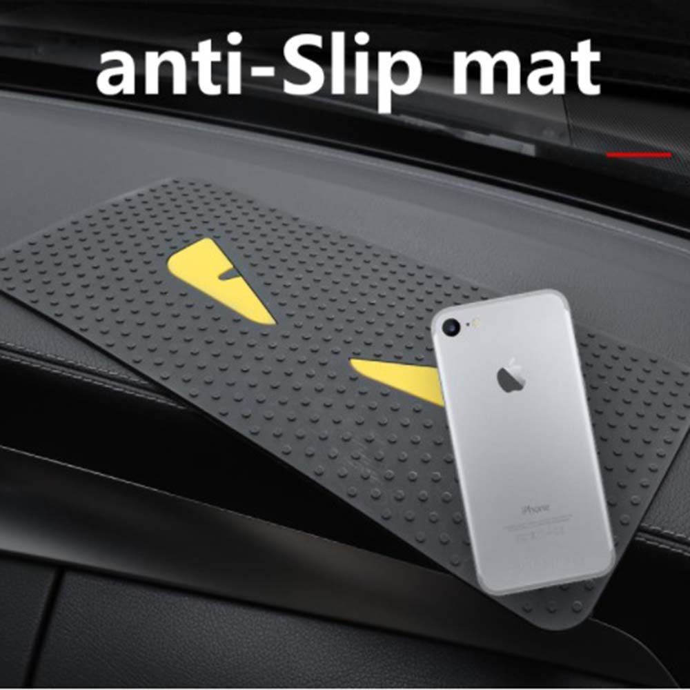 Thảm lót silica gel chống trượt gắn trên bảng điều khiển xe hơi dùng đựng chìa khóa / mắt kính có thể tái sử dụng