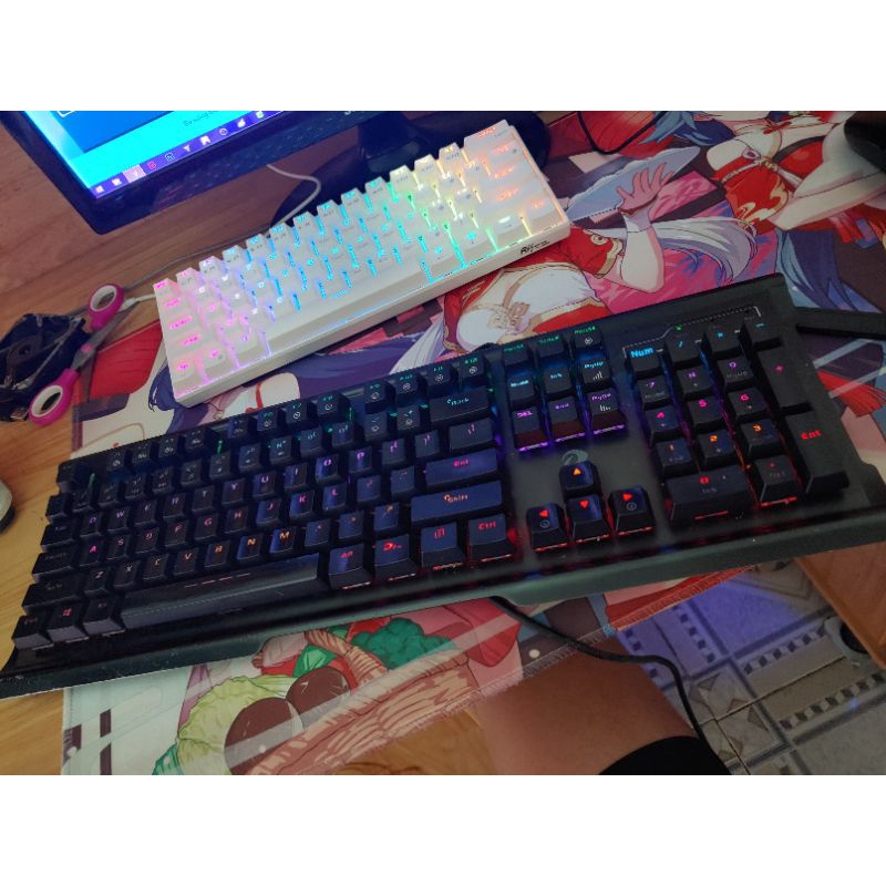 phím cơ dareu ck525 blue switch có hotswap